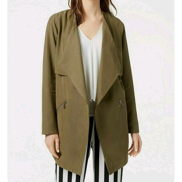 NWT Bar III Cascade Open Front Cardigan Jacket With Zippers Size XL - Picture 1 of 7